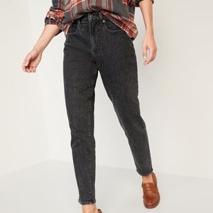 High-Waisted O.G. Straight Black-Wash Jeans for Women